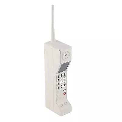 Retro Style Cellphone Model Old Fashion Vintage Cellular Phone Model White • $18.12