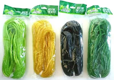 New Decorative St. Patrick's Mesh Tubing 36 Feet ~ Choose Color • $6.49