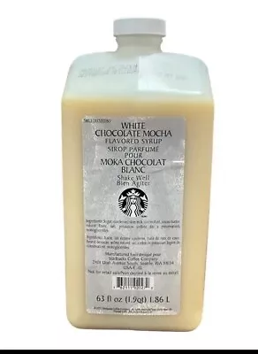 Starbucks White Chocolate Mocha Syrup 63oz. • $30