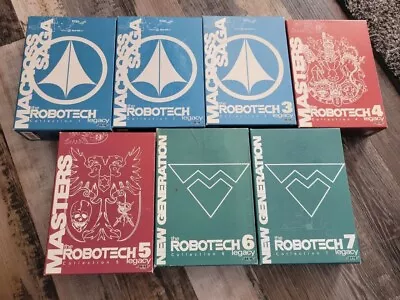 Robotech Legacy Collection The Macross Saga - Volumes 1-7 Complete Set (DVD) • $79.95