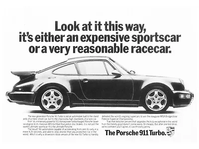 Porsche 911 Turbo Racecar  ADVERTISEMENT Halftone | Poster Print | 18 X24  • $17.99