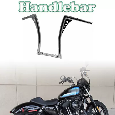 16  Rise Handlebars 1-1/4  Ape Hangers Fit For Harley Softail Custom FXSTC • $174.87