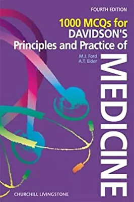 1000 MCQ's For Davidson's Principles And Practice Of Medicine Har • £4.03
