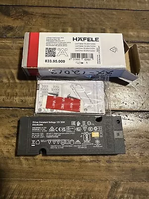 New Hafele Loox5 Range 12V LED Light Driver Constant Voltage Part# 833.95.000 • $24.80