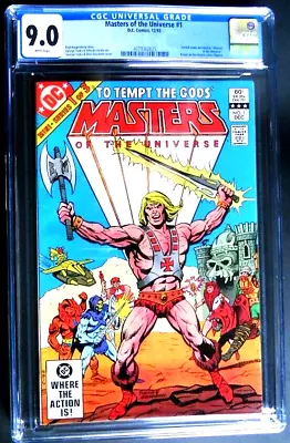 Cgc 9.0 MASTERS OF THE UNIVERSE #1 DC 1982~W/p~1st HE-MAN SKELETOR~vf/nm • $79.99