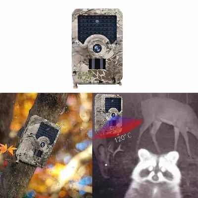 Waterproof   Camera 12MP HD1080P Auto IR CutWildlife Cam Garden • £30.83