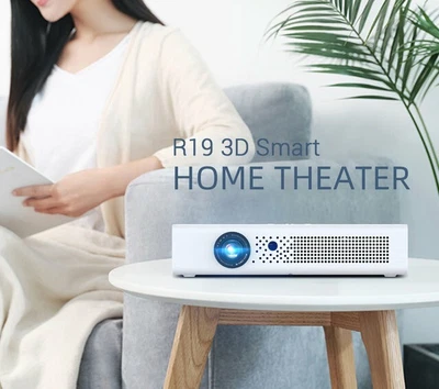 $1799 • Buy 3D 4K 300inch Cinema Full HD 1080P 4K Smart Wifi Android LED DLP Laser 