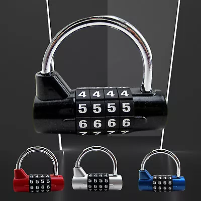 Mini 4-Digit Combination Padlock Travel Luggage Safety Password Locker Outdoor • $9.20