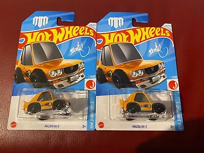 Hot Wheels Set Of 2 Mazda Rx-3 ( Tooned) Mad Mike 2024 • $18