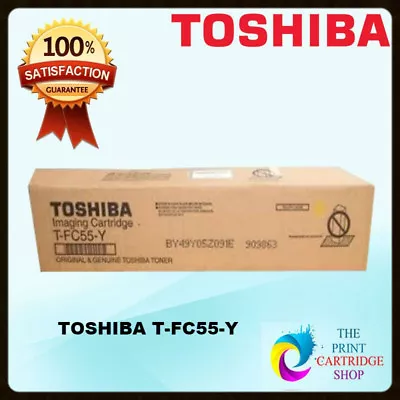 Genuine Toshiba T-FC55-Y Yellow Toner Cartridge Estudio 5520ct 6520ct 6530ct • $129.14