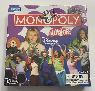 Parker Brothers Monopoly Junior Disney Channel Edition New Sealed Ages 5-8 • $12.45