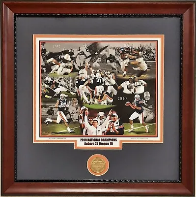 AUBURN TIGERS 2010 National Championship Framed Print With Coin • $49.99