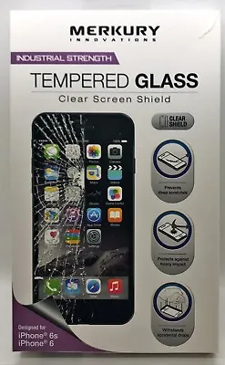 Merkury Industrial Strength Tempered Glass For IPhone 6/6s • $4.49