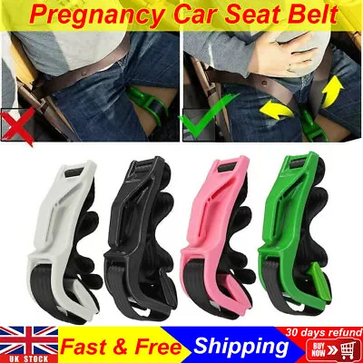 £12.95 • Buy Pregnancy Car Seat Belt Adjuster Comfort Safety For Maternity Protect Moms Belly