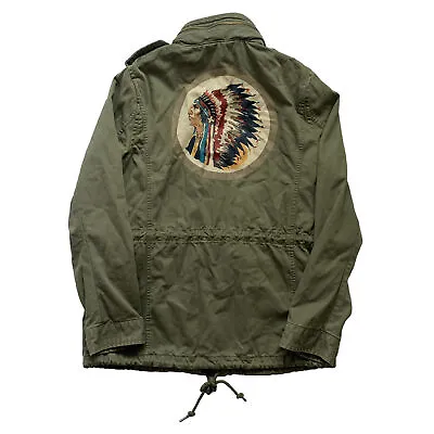 Ralph Lauren Denim & Supply Indian Head Aztec Navajo Military Parka Army NWT M61 • £150