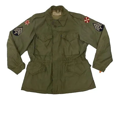 Vintage 1940s 40’s Military US Army M-43 M1943 Field Jacket Adult Men’s Size 38R • $799.96