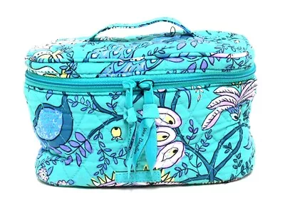 Nwt New With Tags Vera Bradley  Train Case For Cosmetics Peacock Garden Lovely • $28.95