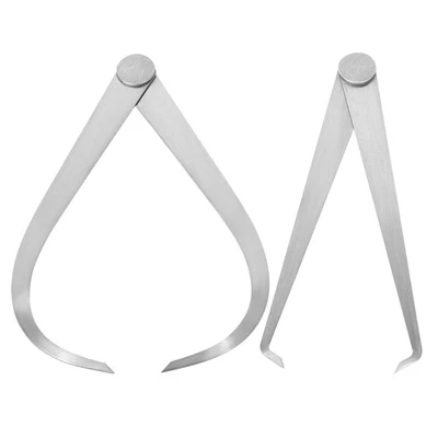 £10.83 • Buy Inside Outside Calipers 200mm Firm Joint Stainless Steel Measuring Tool 1 Set