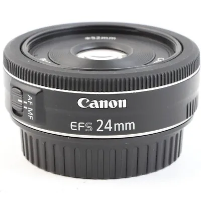 Canon Ef-s 24mm F/2.8 Stm Pancake Lens • £90