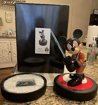 Disney Parks Mickey Mouse As Luke Sky Walker Statue/Pin Star Wars Weekend 2011 • $350