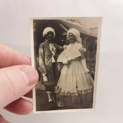 Vintage Photograph Of A People In Fancy Dress 18th Century Costumes C 1930s  • £6