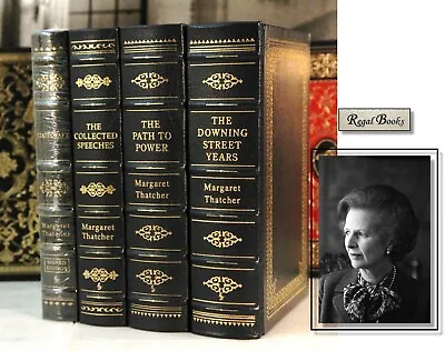 MARGARET THATCHER Reagan Era - 4 Vol Complete - Easton Press🖋SIGNED🖋Two 1ST ED • $1499.99