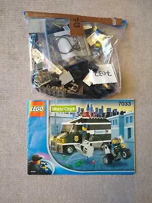 $30 • Buy Lego  World City Police 7033 Armored Car Action  Complete With Instructions 