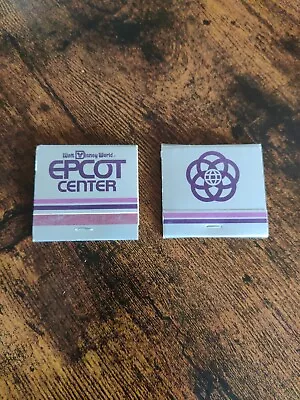 Set Of 2 Vintage Walt Disney World 1988 Epcot Center Unstruck Matchbooks • $9.99