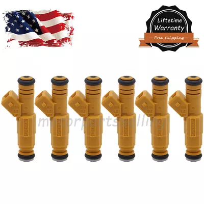 Set(6) Fuel Injectors 0280155710 TJ XJ YJ ZJ For Jeep Cherokee Grand Cherokee US • $32.49