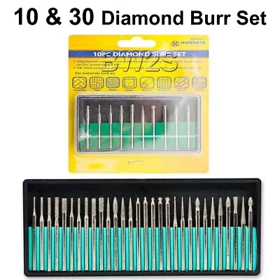 £4.40 • Buy Diamond Burr Drill Bit Grinding Set Rotary Multi Drill Tool 56077C