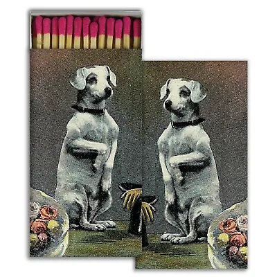 Magic Dog Set Of 2 Large Matchboxes With Wooden Matches • $19.95