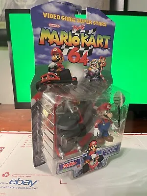 Toybiz Mario Kart 64 Mario Action Figure (NEW) (RARE!) • $380
