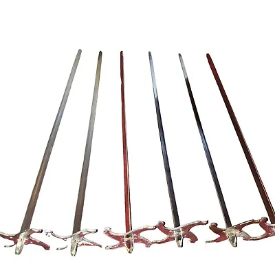 $37.99 • Buy Ronco Showtime Rotisserie Set Of 6 Kabob Skewers Rods BBQ 5500 5250 5000 4000