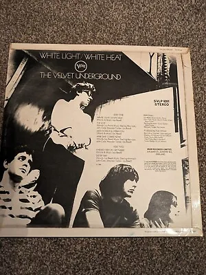 UK Flipback White Light White Heat Velvet Underground • £245