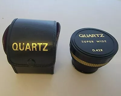  Quartz Super Wide AF Video Lens With Macro 0.42X And Case (Made In Japan) • $19.90