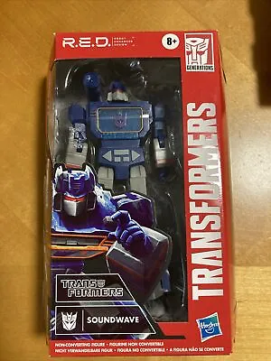 Hasbro Transformers R.E.D. (Robot Enhanced Design) G1 Soundwave Toy Action... • $25