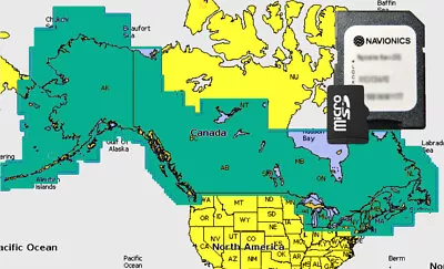 2024 Navionics Plus MicroSD MSD Chart Card Maps Canada & Alaska LakesCoastals • $68