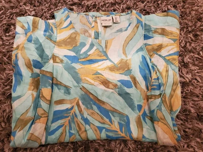 $9.90 • Buy Rachel Zoe NWoT Stunning Designer Tropical Linen Dress Size Small