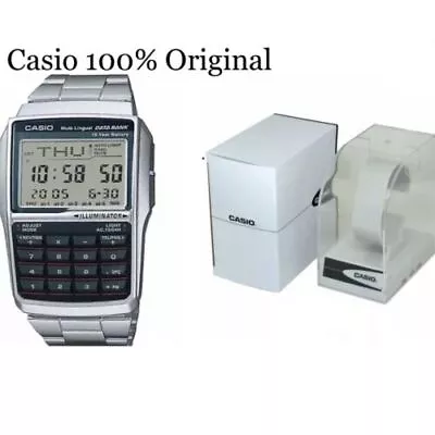 Casio Men's Databank Watch DBC32D-1A With Calculator IDSY Original Brand New • £53.99