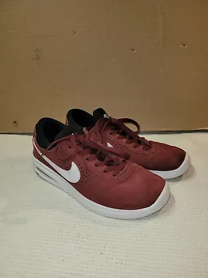 Nike SB Air Max Bruin Vapor Mens 882097-614 Dark Team Red Skate Shoes Size 6.5 • $34.99