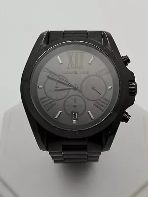 Michael Kors Black Men's Chrono With Date • $22.49