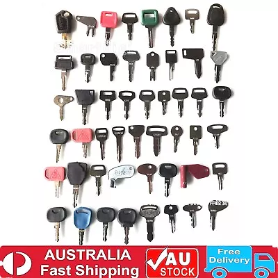 50pcs Heavy Equipment Construction Machines Master Key For Volvo Bobcat JCB Case • $53.95