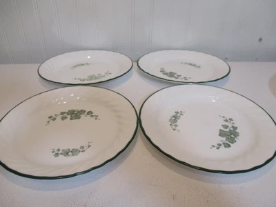 $12.75 • Buy Set Of 4 Corelle Callaway Ivy  Swirl  White And Green  7   Desert -Bread Plates