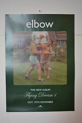 £10.99 • Buy ELBOW FLYING DREAM RARE 2022 PROMO POSTER 19  X 28  APPROX GUY HARVEY