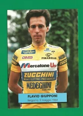 CYCLING Cycling Cards FLAVIO GIUPONNI Team MERCATONE UNO 1992 • $2.12