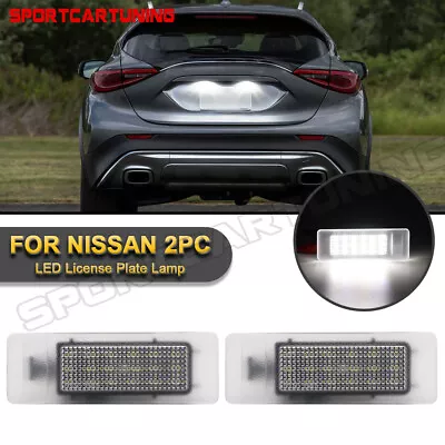 LED License Plate Lights For Infiniti Q50 Q60 QX30 QX50 QX60 Nissan GT-R Maxima • $12.95