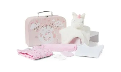 Baby Gift Set - Pink Hamper Box For Baby Girl With Newborn Essentials • £21.99