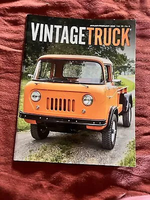 VINTAGE TRUCK Magazine ~ Jan/Feb 2022 OTC: Dave Black's Jeep FC-170 • $6.99