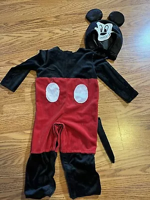 Boys Size 2T Mickey Classic Halloween Toddler Costume Disney Mickey Mouse. • $12.99