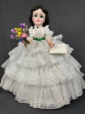 Rare Madame Alexander 21  Scarlett GWTW White Dress PORTRAIT Doll • $40